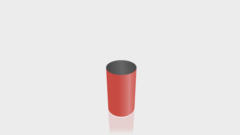 CYLINDRICAL - Grenadine Base + Black Top