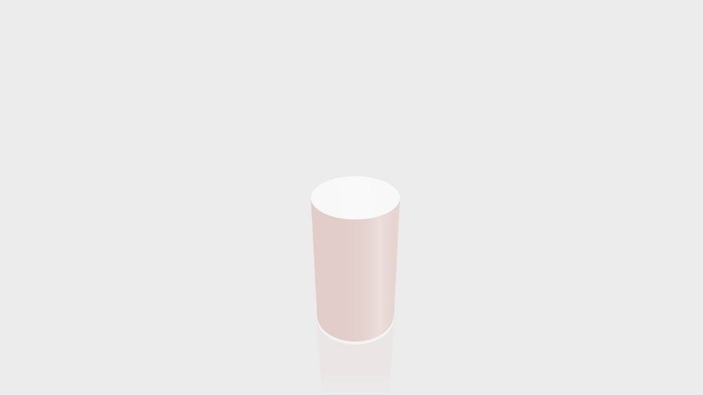 CYLINDRICAL - Just Rose Base + White Top