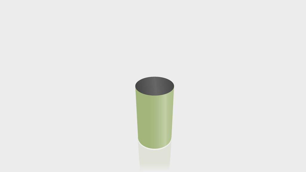 CYLINDRICAL - Leaf Green Base + Black Top