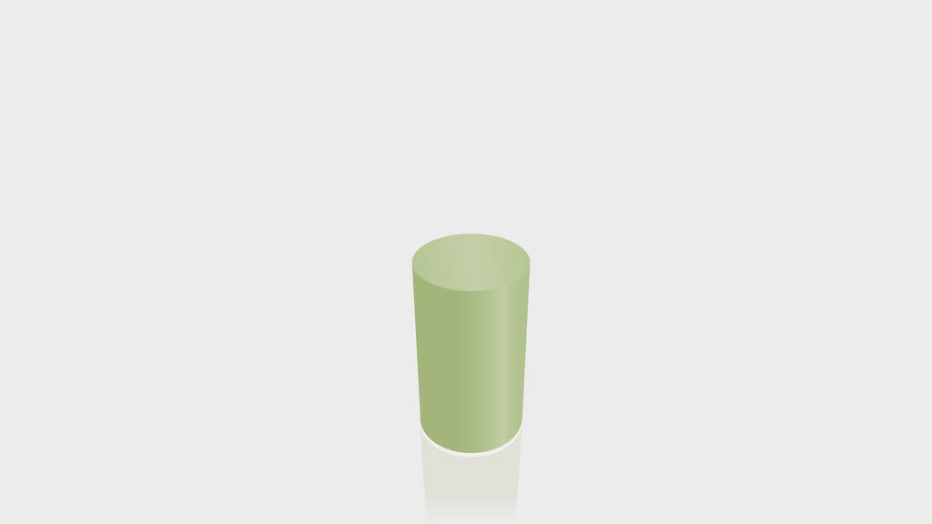 CYLINDRICAL - Leaf Green Base + Leaf Green Top