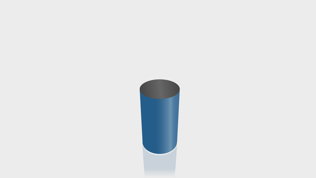 CYLINDRICAL - Marine Blue Base + Black Top