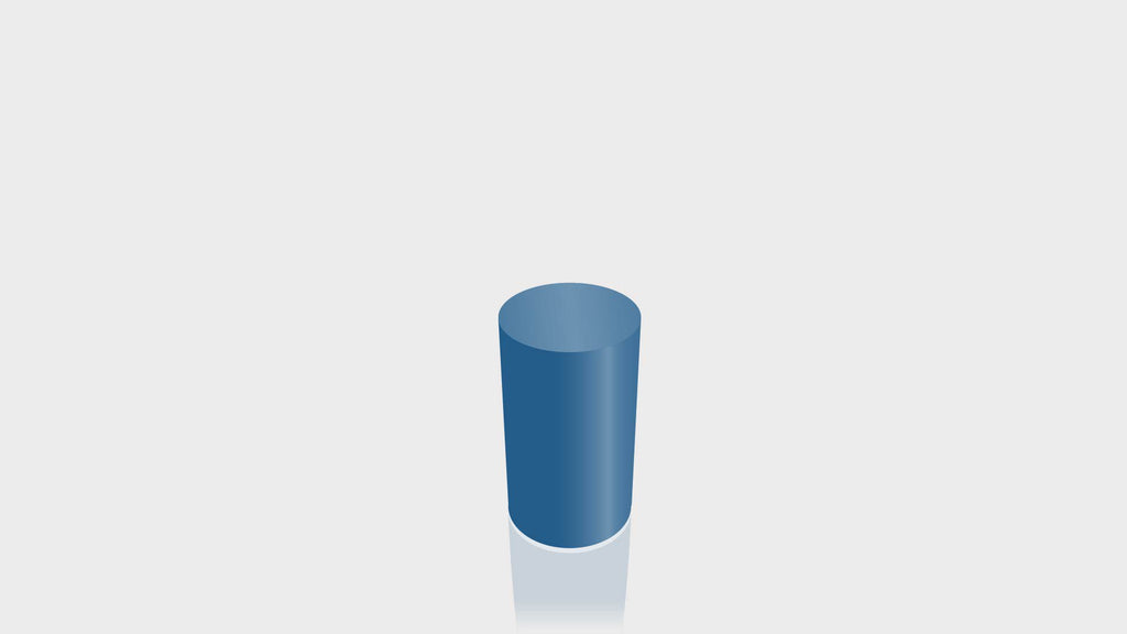 CYLINDRICAL - Marine Blue Base + Marine Blue Top