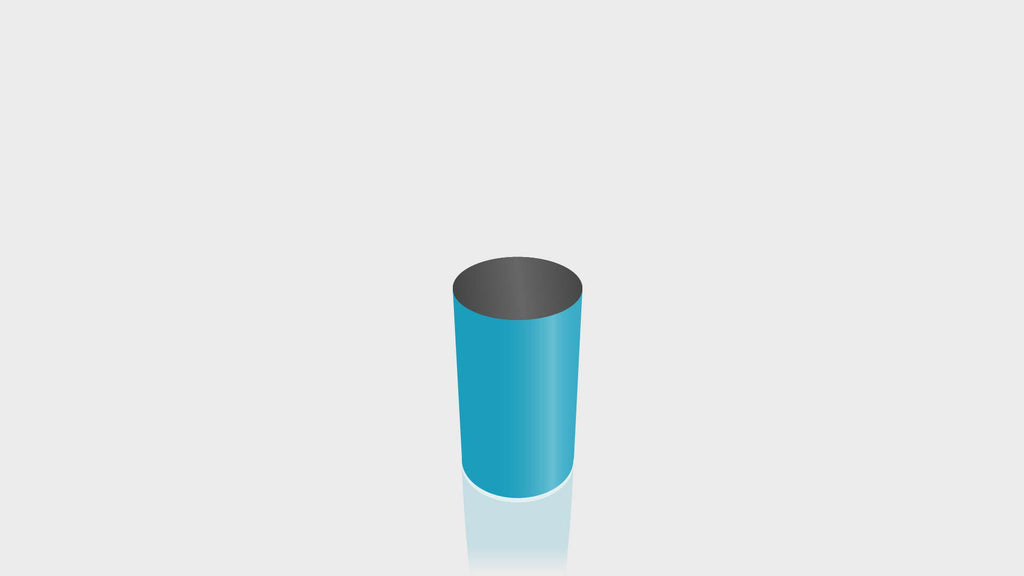 CYLINDRICAL - Matrix Blue Base + Black Top