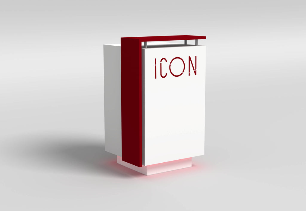 ICON Pedestal Counter I-P2A