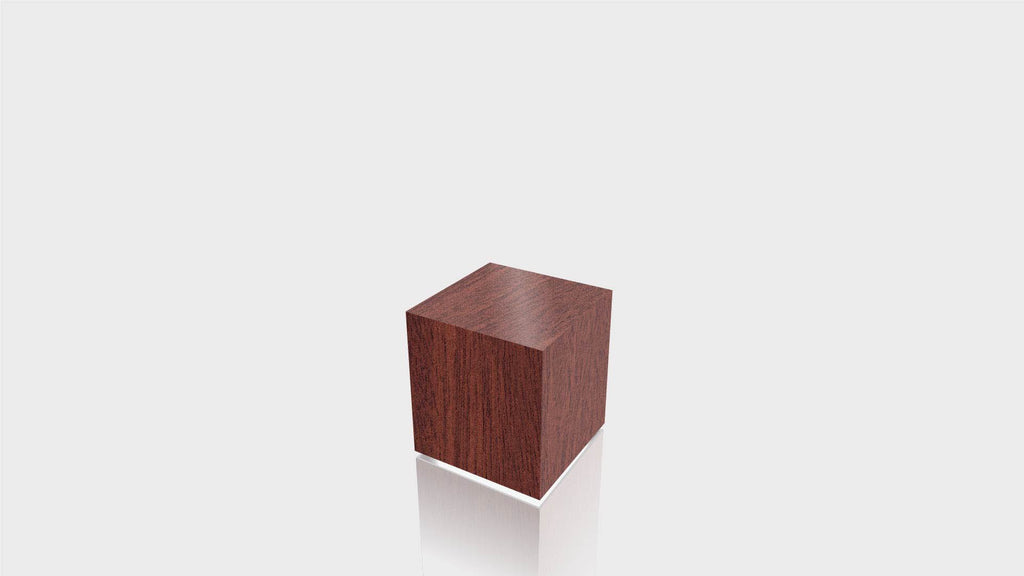 RECTANGLE - Acajou Mahogany Base + Acajou Mahogany Top