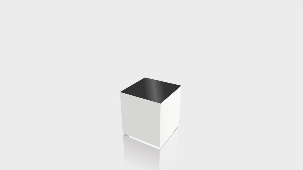 RECTANGLE - Bright White Base + Black Top