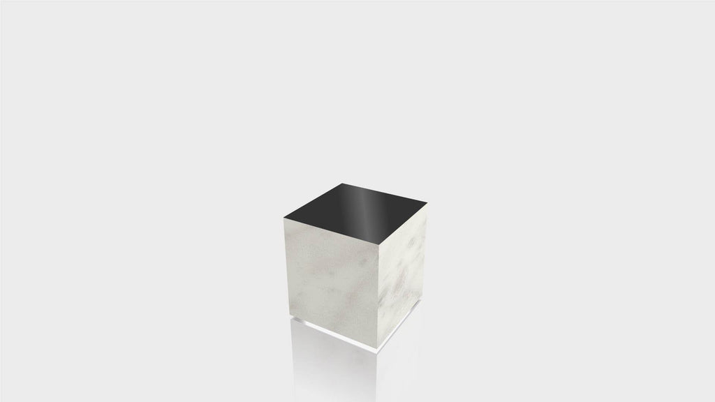 RECTANGLE - Carrara Bianco Base + Black Top