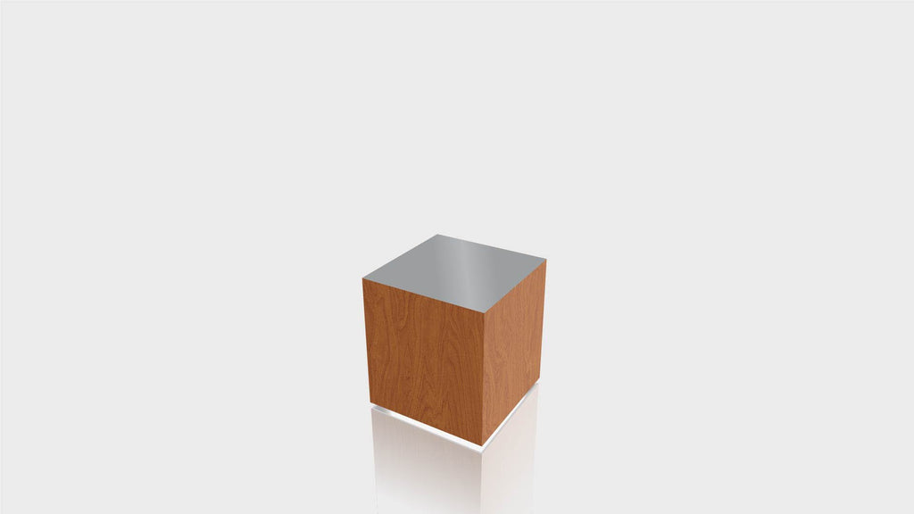 RECTANGLE - Cherry Birch Base + Mouse Grey Top