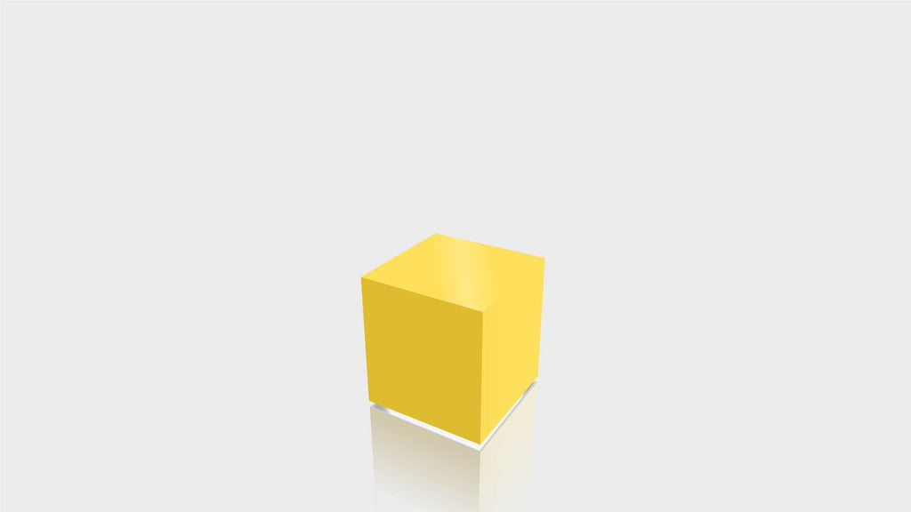 RECTANGLE - Chrome Yellow Base + Chrome Yellow Top