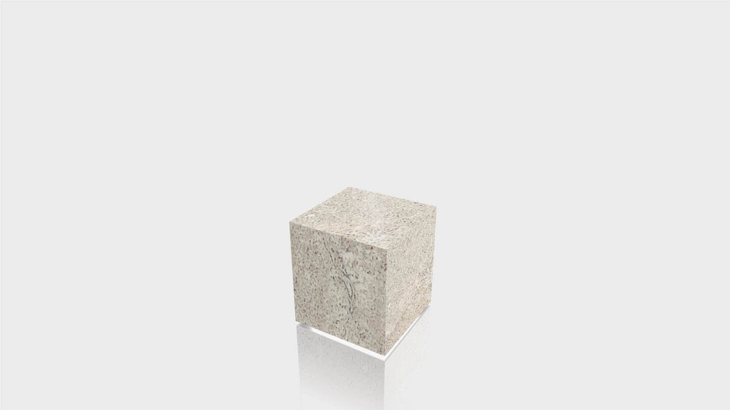 RECTANGLE - Concrete Stone Base + Concrete Stone Top