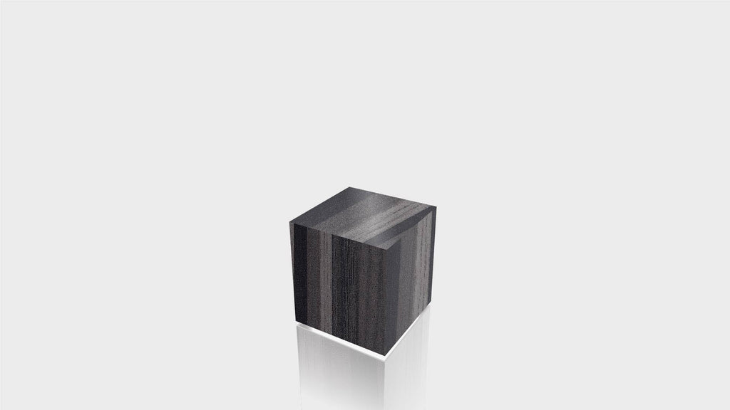 RECTANGLE - Ebony Ribbonwood Base + Ebony Ribbonwood Top