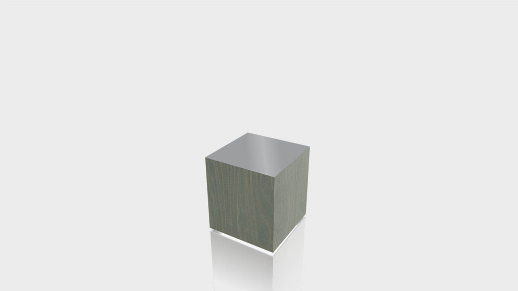 RECTANGLE - Green Slate Birchply Base + Mouse Grey Top