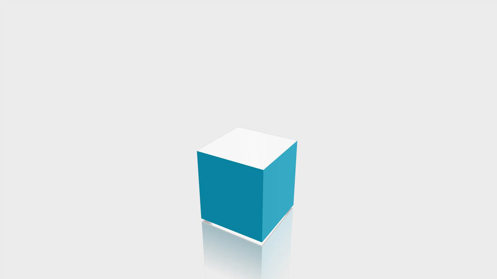 RECTANGLE - Matrix Blue Base + White Top