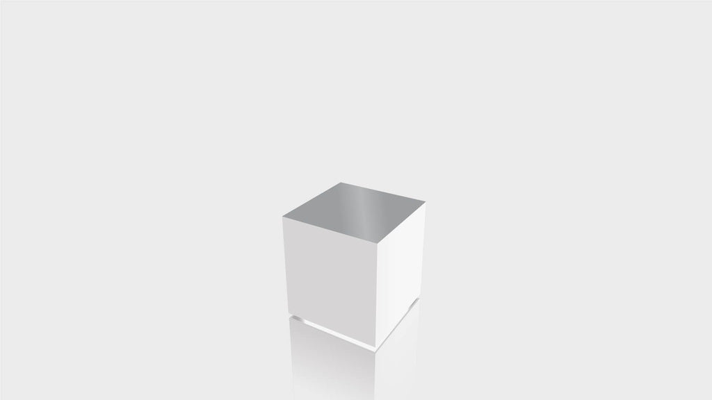 RECTANGLE - White Base + Mouse Grey Top