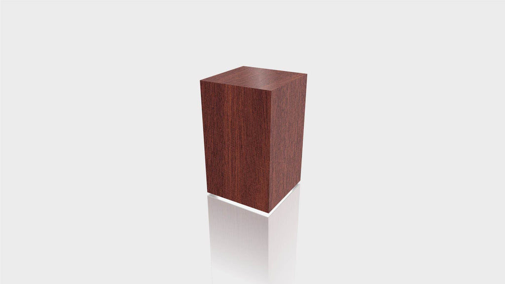 RECTANGLE - Acajou Mahogany Base + Acajou Mahogany Top