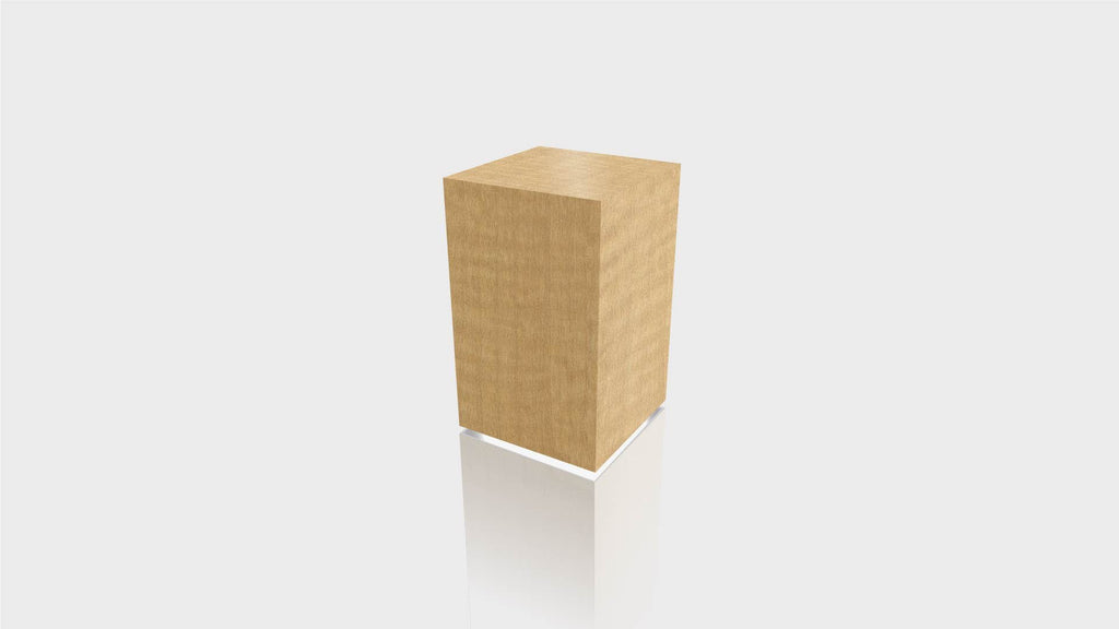 RECTANGLE - African Limba Base + African Limba Top