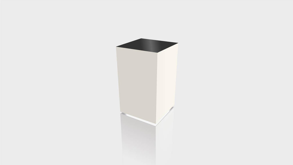 RECTANGLE - Antique White Base + Black Top