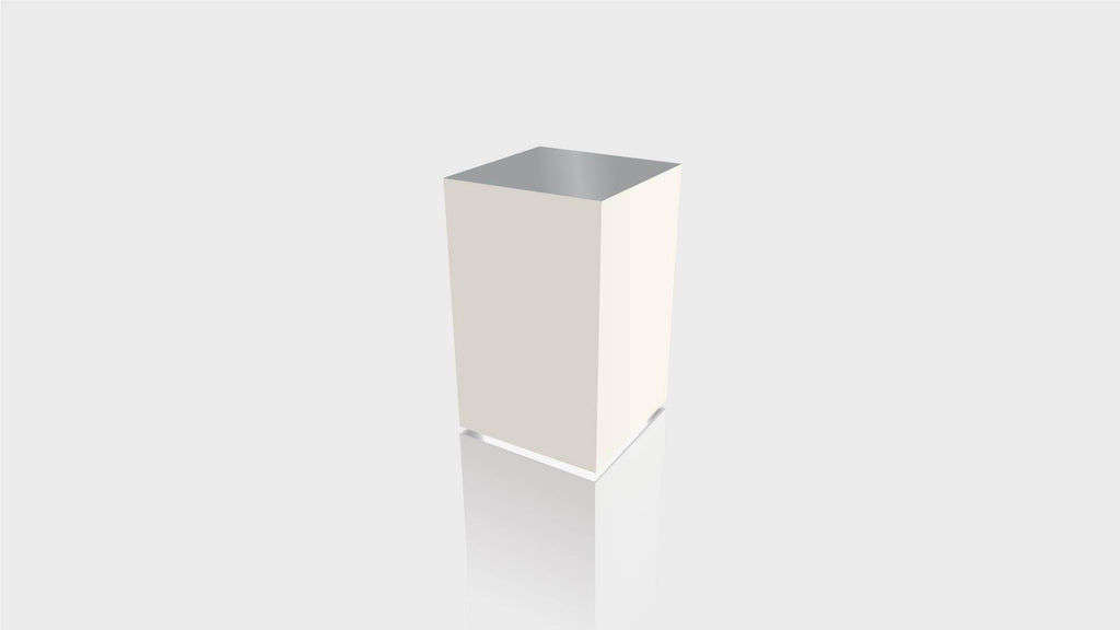 RECTANGLE - Antique White Base + Mouse Grey Top