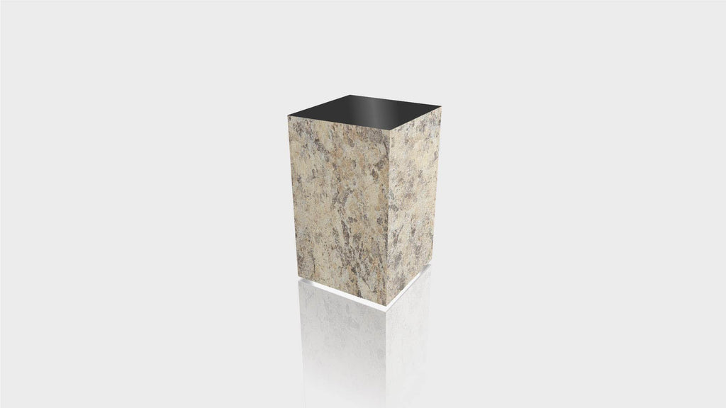 RECTANGLE - Belmonte Granite Base + Black Top