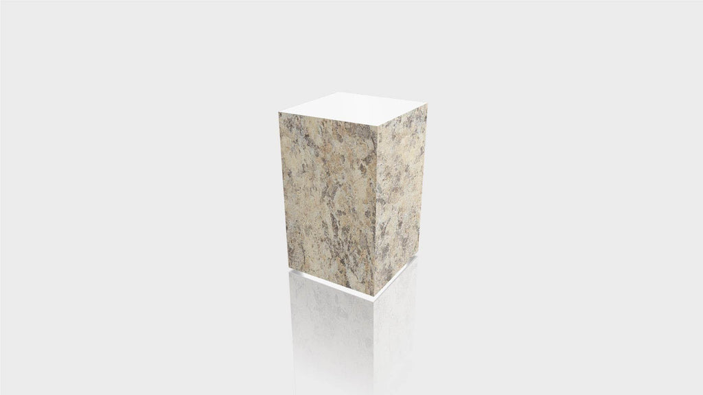 RECTANGLE - Belmonte Granite Base + White Top