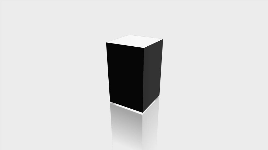 RECTANGLE - Black Base + White Top