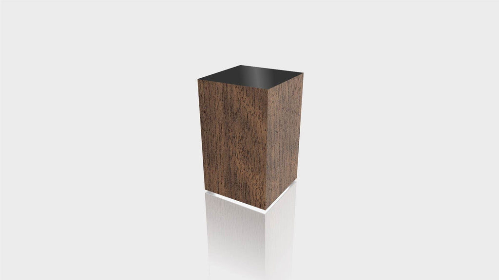 RECTANGLE - Black Walnut Base + Black Top