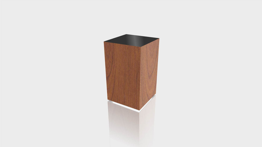 RECTANGLE - Blossom Cherrywood Base + Black Top