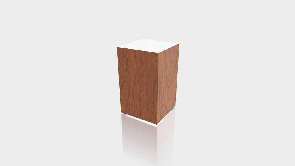 RECTANGLE - Blossom Cherrywood Base + White Top