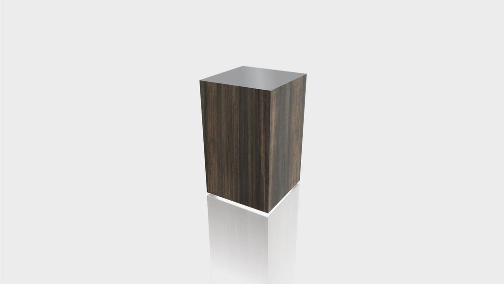 RECTANGLE - Bronzed Steel Base + Mouse Grey Top