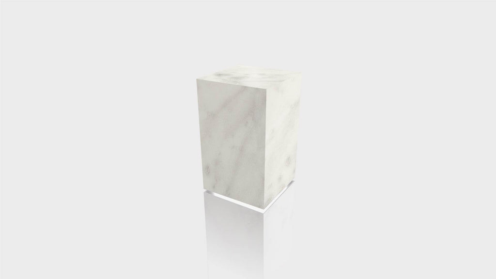 RECTANGLE - Carrara Bianco Base + Carrara Bianco Top