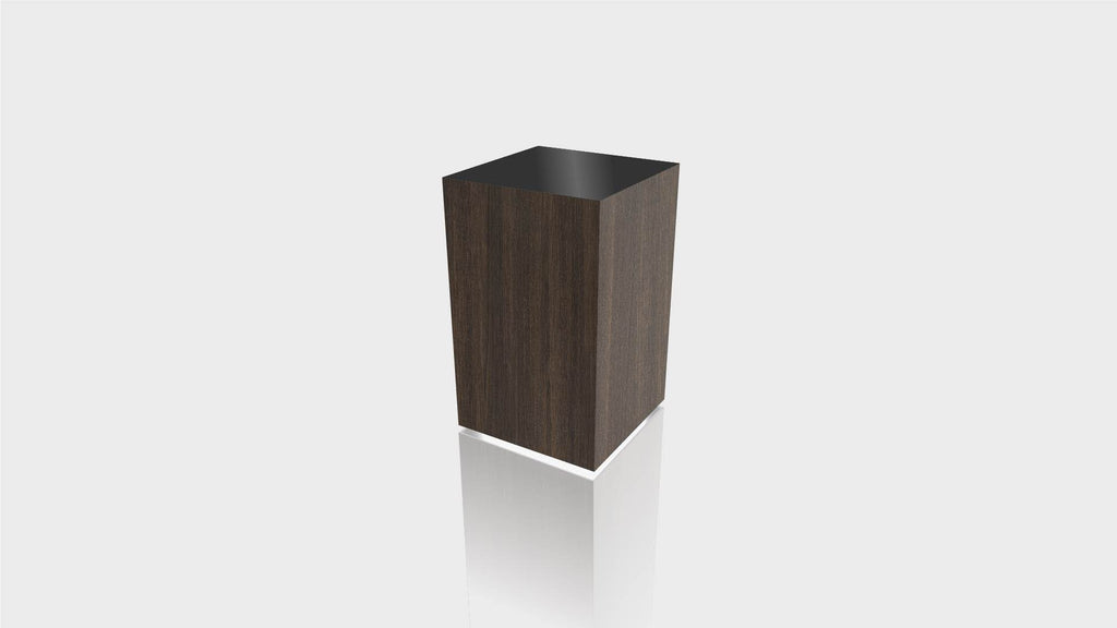 RECTANGLE - Cascara Teakwood Base + Black Top