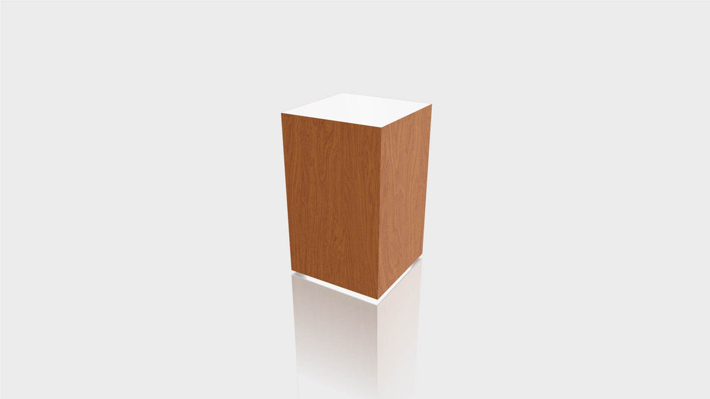 RECTANGLE - Cherry Birch Base + White Top