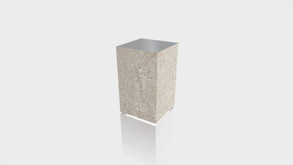 RECTANGLE - Concrete Stone Base + Mouse Grey Top