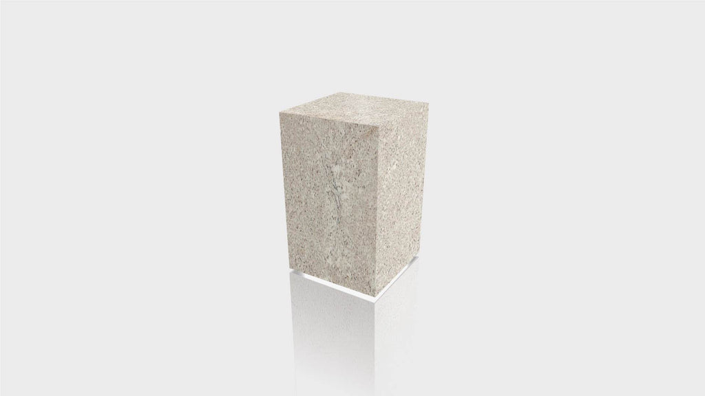 RECTANGLE - Concrete Stone Base + Concrete Stone Top