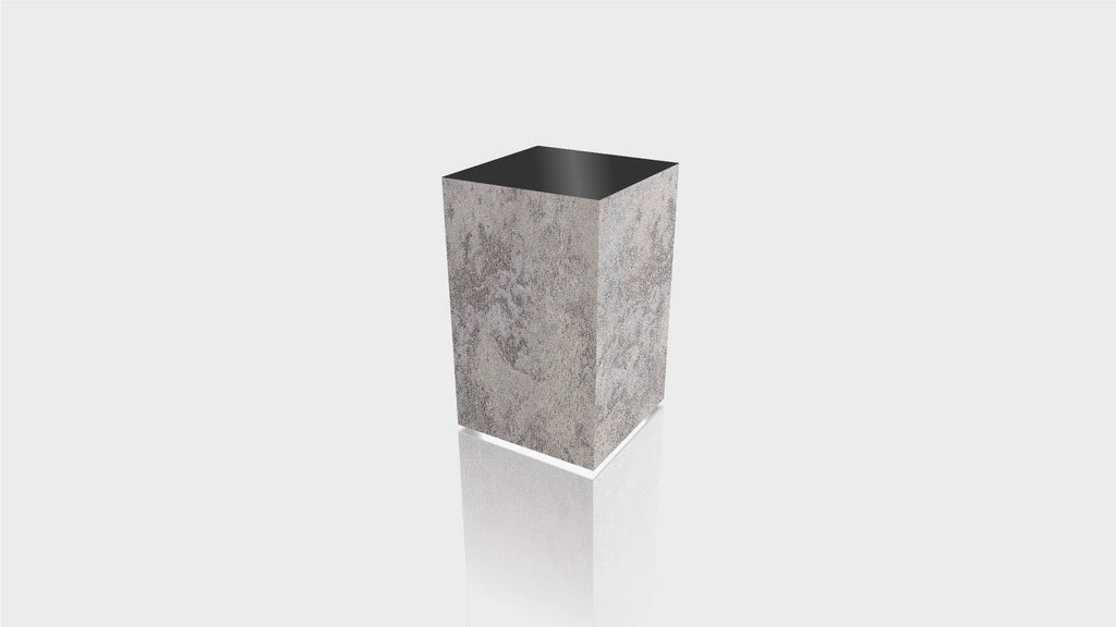 RECTANGLE - Elemental Concrete Base + Black Top