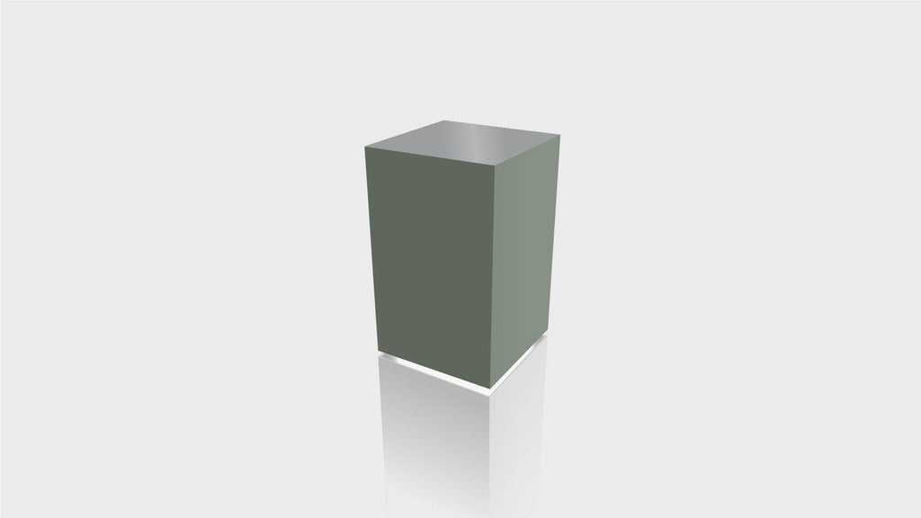 RECTANGLE - Green Slate Base + Mouse Grey Top