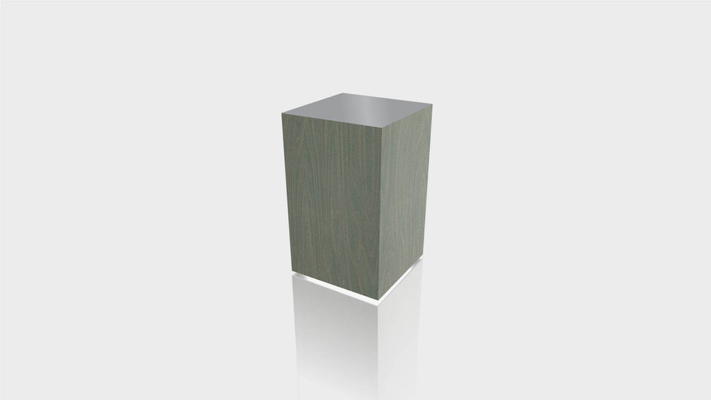 RECTANGLE - Green Slate Birchply Base + Mouse Grey Top