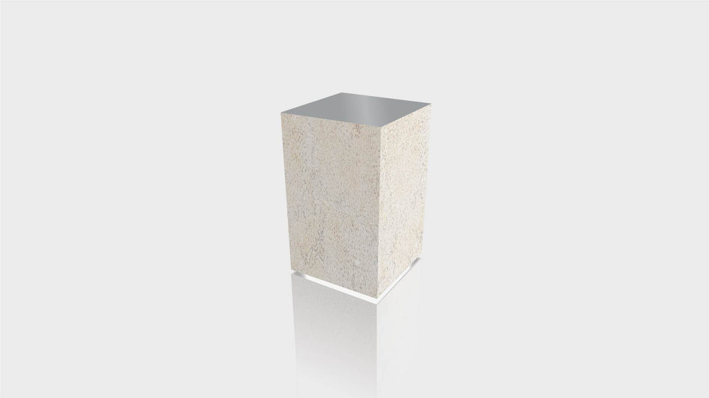 RECTANGLE - Lime Stone Base + Mouse Grey Top