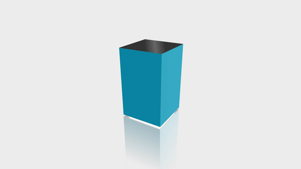 RECTANGLE - Matrix Blue Base + Black Top