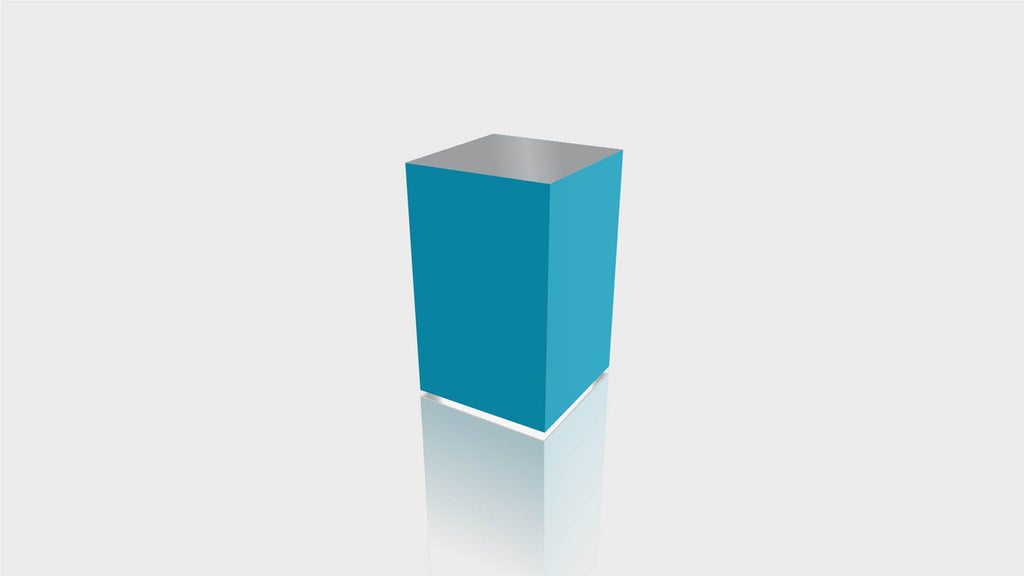 RECTANGLE - Matrix Blue Base + Mouse Grey Top