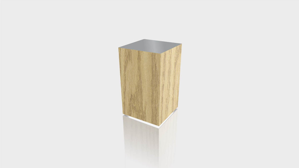 RECTANGLE - Natural Oak Base + Mouse Grey Top