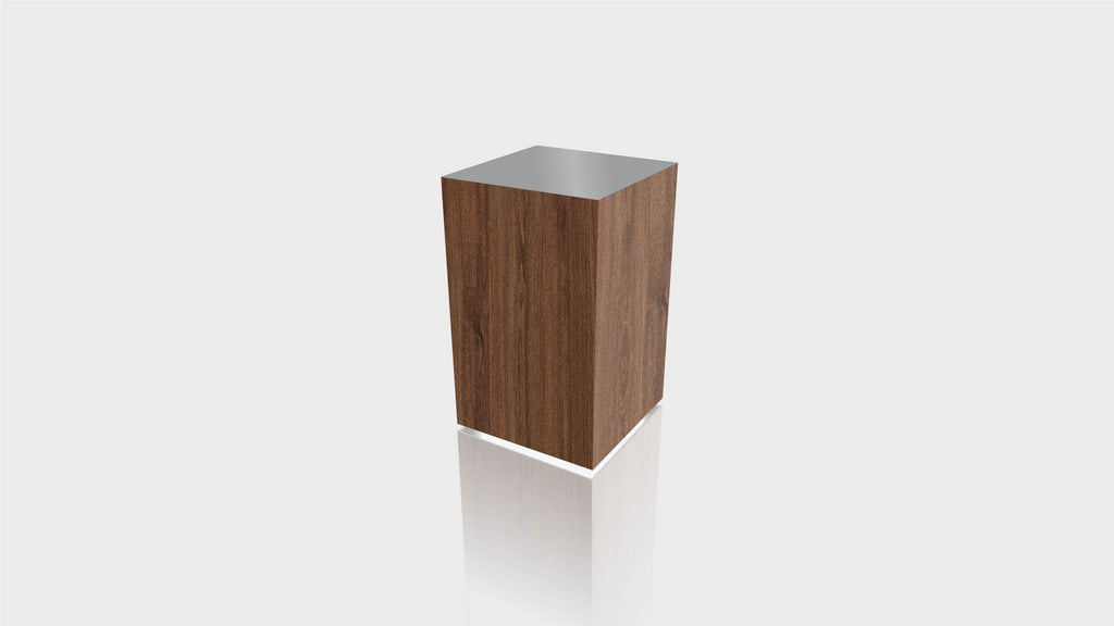RECTANGLE - Thermo Walnut Base + Mouse Grey Top