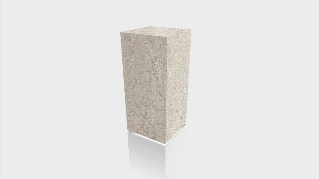 Rectangular Rock Base RECTANGLE - Concrete Stone Base + Concrete Stone Top – Abex Online