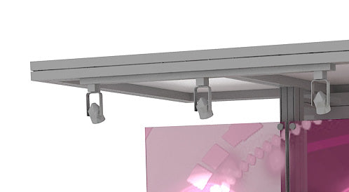 Track Lights for Backwall Ceiling (Part# LT-HT50163-BS)